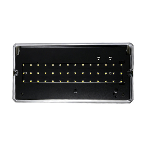 09101 - Spectrum 7W High Power Emergency Bulkhead - Self-Test On/Off Switch - Black